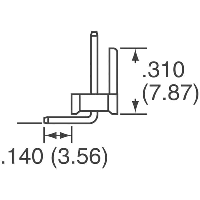 4-641214-5 TE Connectivity AMP Connectors  Embases à broches mâles